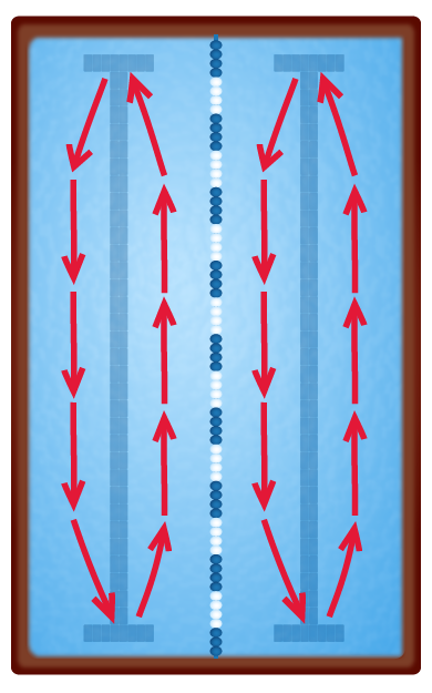 Circle Swim Diagram