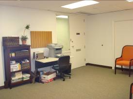 Two additional &ldquo;work spaces&rdquo; are located in the conference room