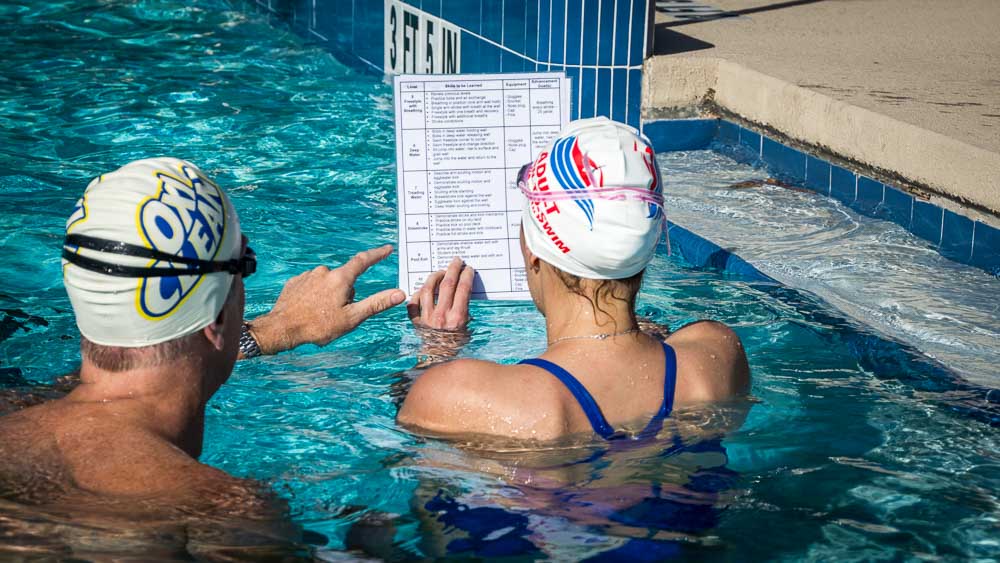 swimming instructor training courses