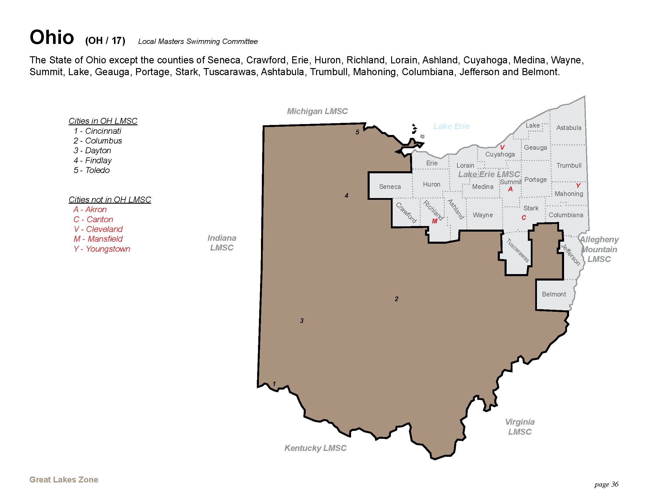 Geographic Region: The state of Ohio except the counties of Seneca, Crawfor...