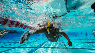 Jerry McCormick Swimming